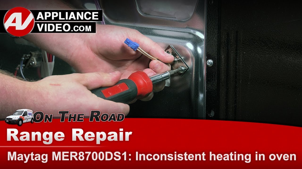 Maytag Stove Repair - Inconsistent Heating in Oven - Temp Sensor