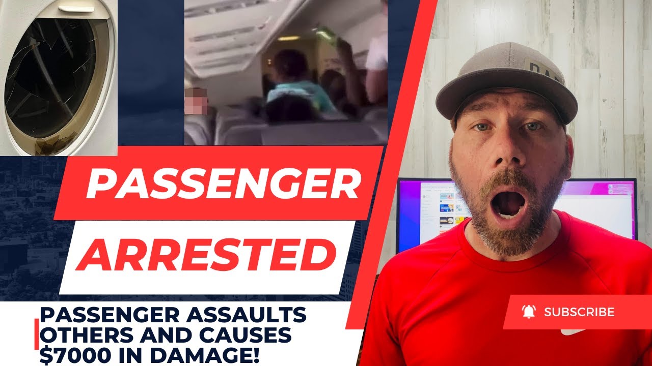 PASSENGER CAUSES $7000 IN DAMAGE ON AIRPLANE! SENTENCED TO 16 MONTHS IN JAIL!