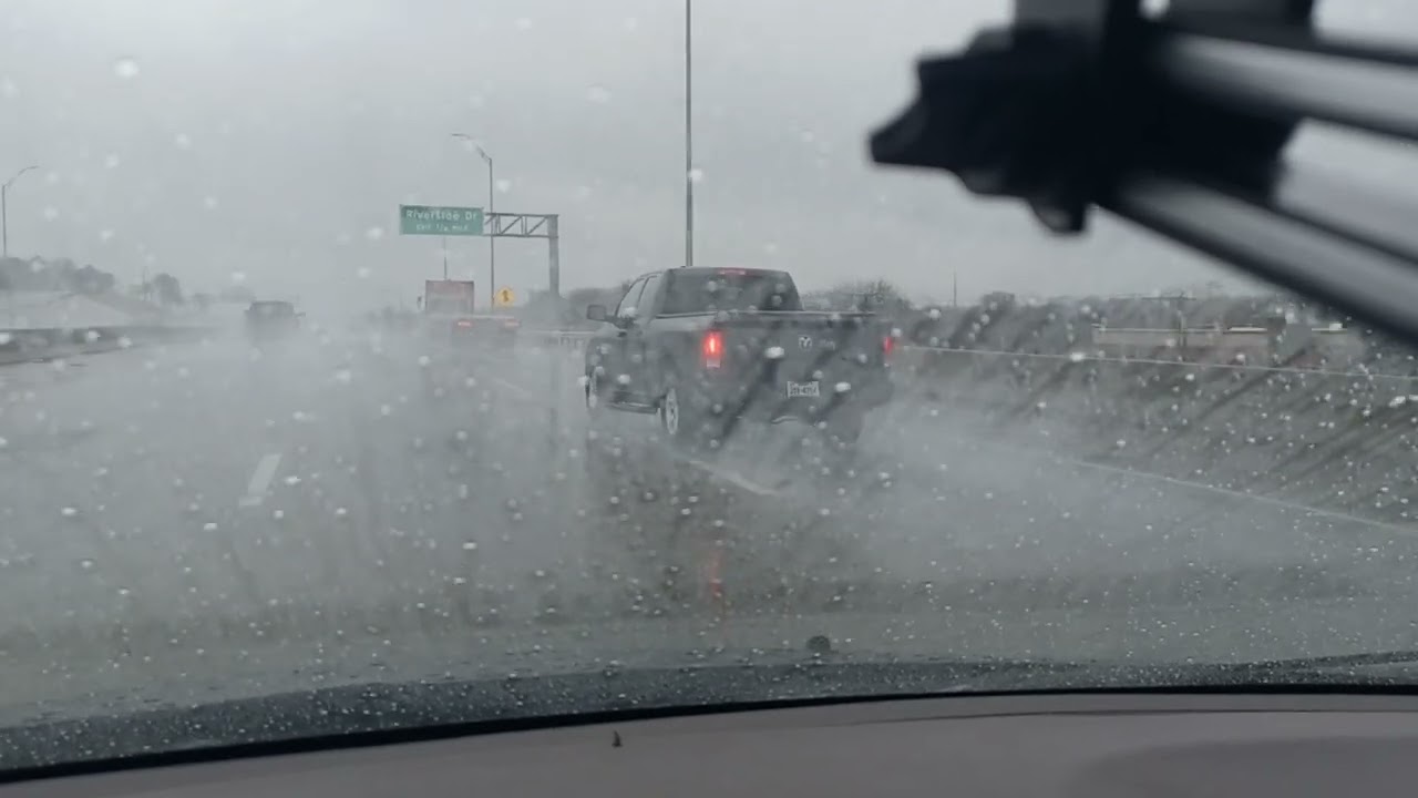 Fort Worth Rainy drive part 1