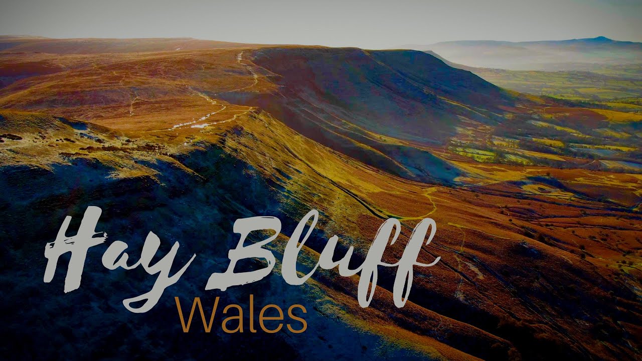 Hay Bluff and Twmpa, Wales. Cinematic 4K Drone Footage.