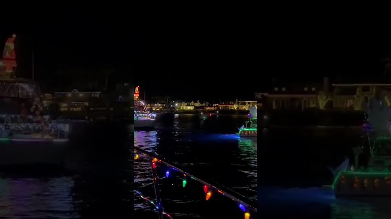 2023 Newport Beach Christmas Boat Parade!!