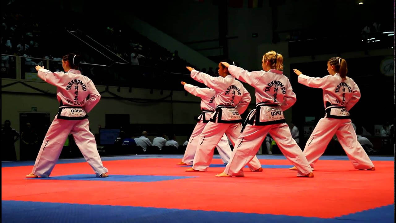 New Zealand Junior Female Taekwon-Do Team Patterns Quarterfinal