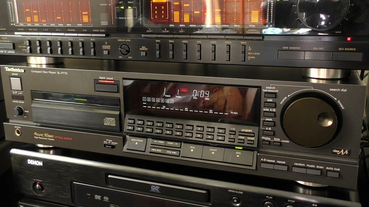 TECHNICS SL-P770 HIGH END CD PLAYER
