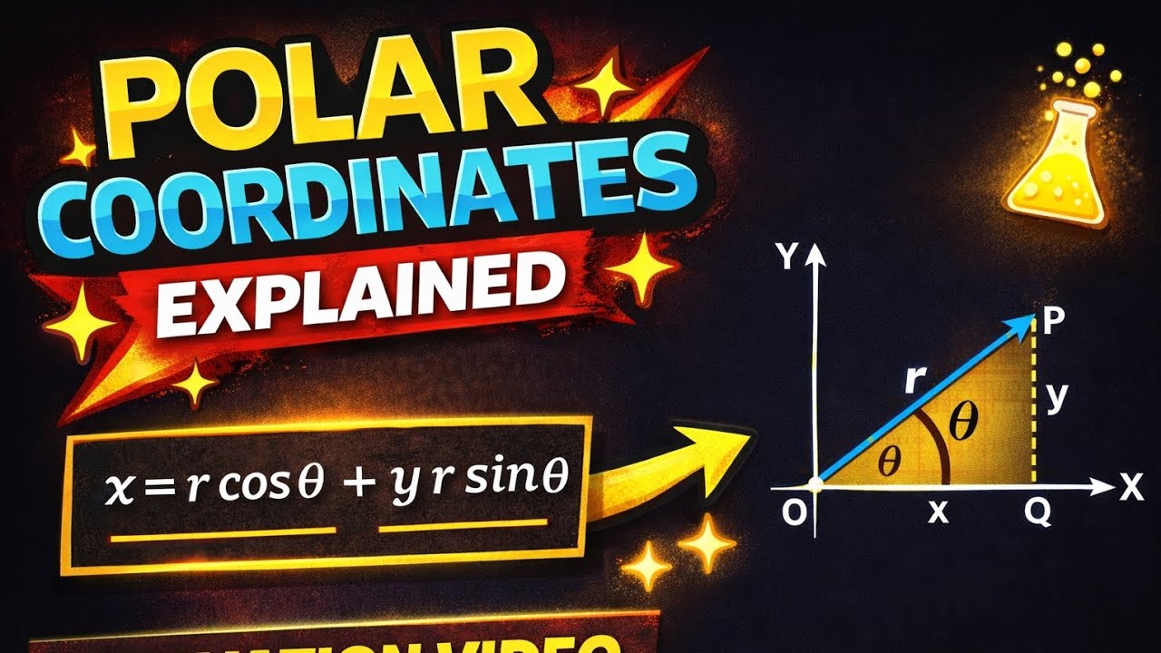 Polar Coordinates Made Easy | x = r cosθ, y = r sinθ Derivation