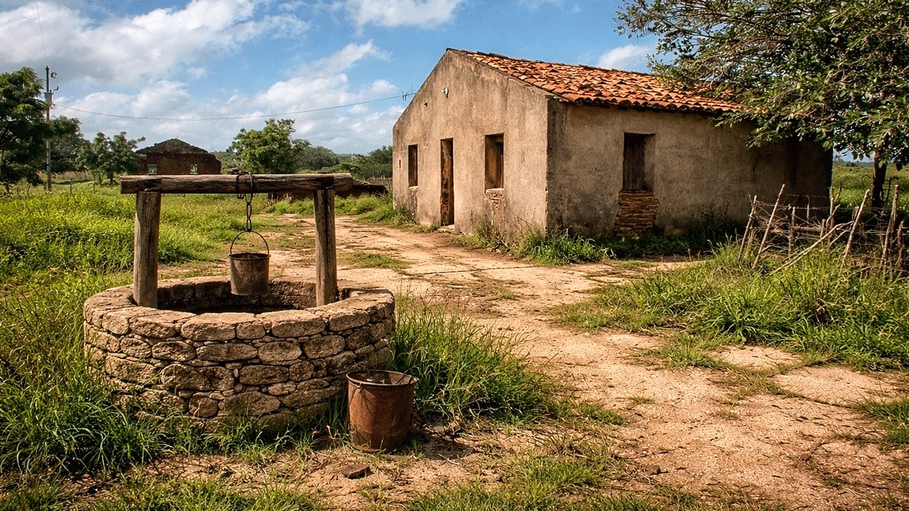 Encontrei varias relíquias nessa fazenda abandonada no interior do Ceará