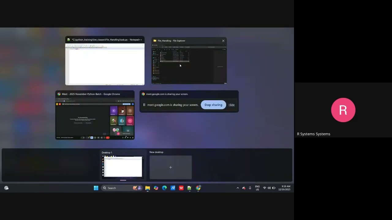 2025 November Python Batch   2025 12 16-PYTHON-13   Recording