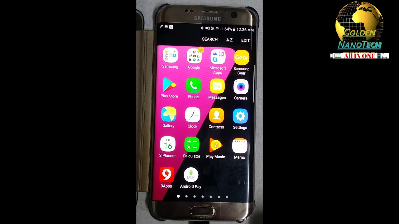 HOW TO STOP SCREEN SEVER SAMSUNGMOBILES7 EDGE