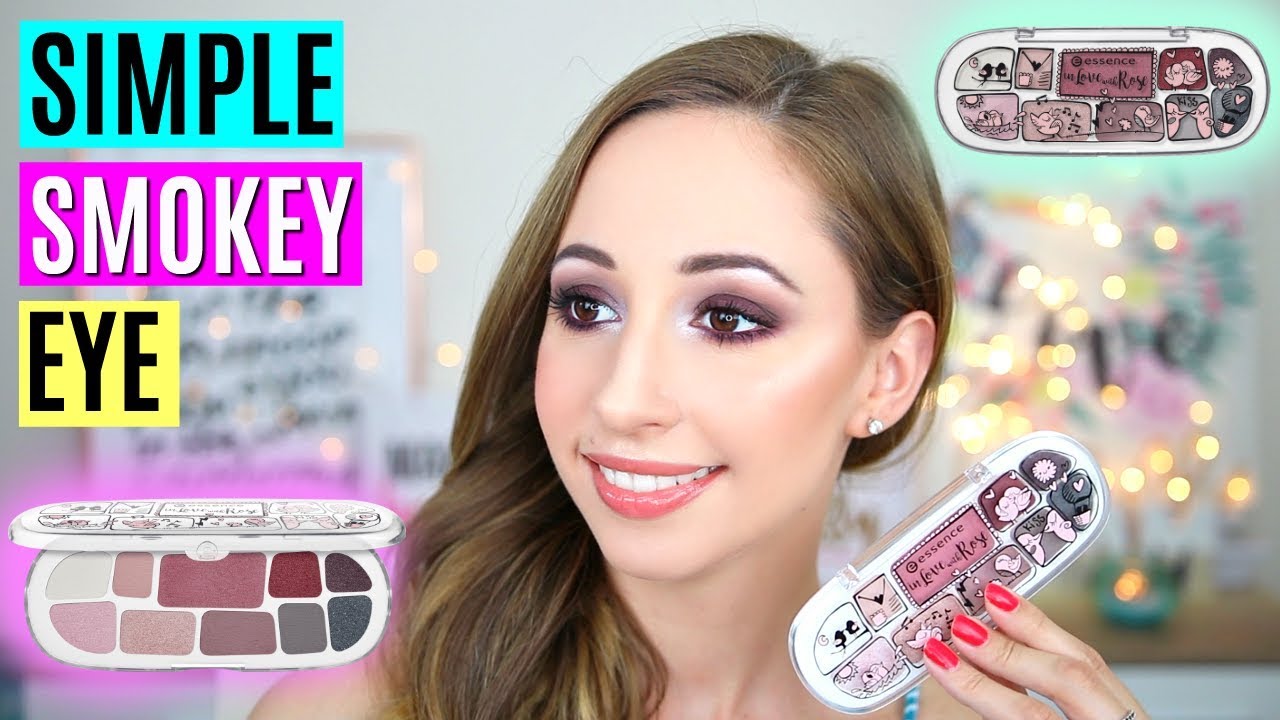 Simple Smokey Eye For Beginners - In love with rose - Essence eyeshadow palette