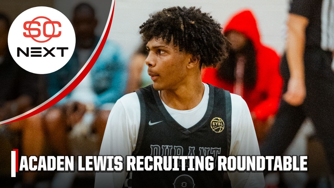 All-Access: Elite hoops prospect Acaden Lewis Recruiting Roundtable | SportsCenter Next