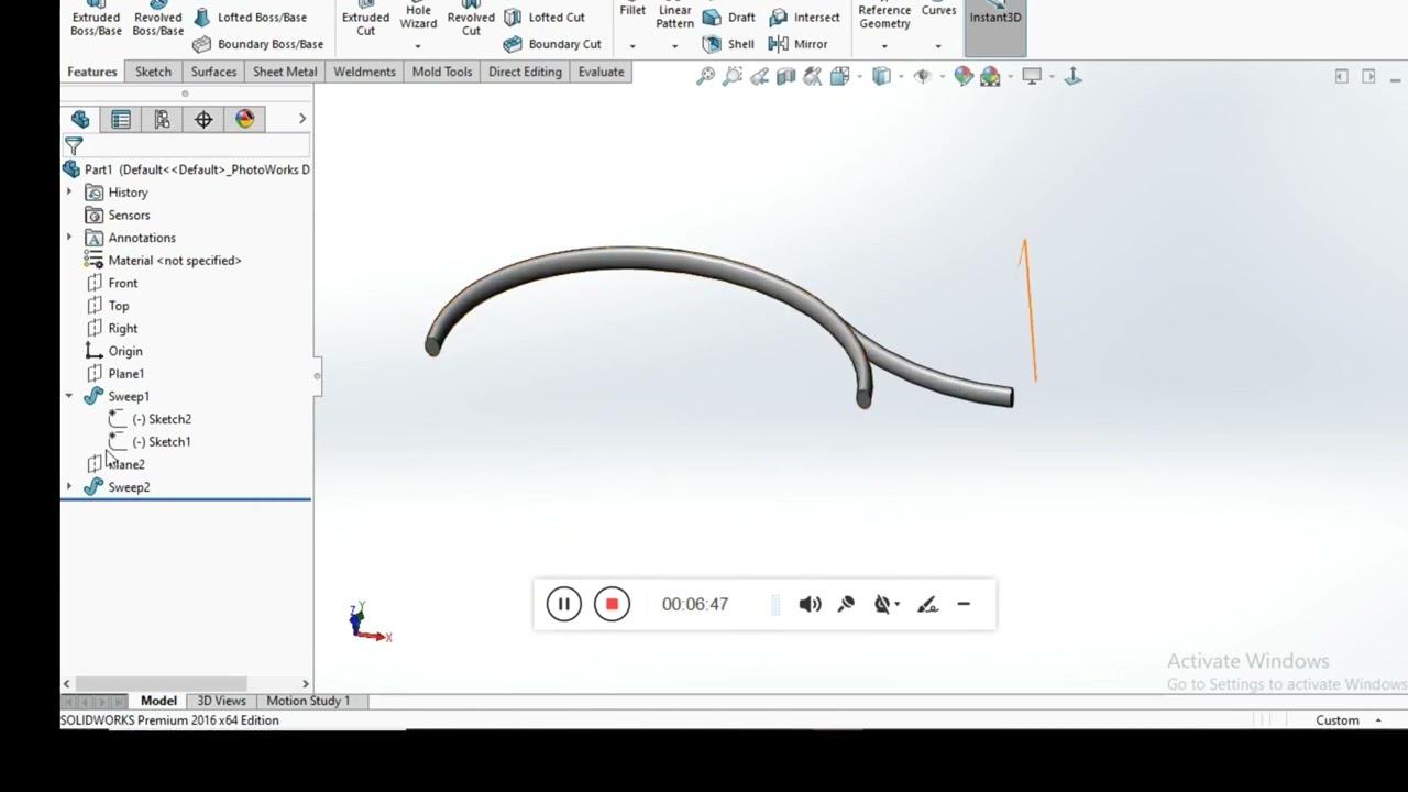 How to Create #badminton 🏸 in #solidworks .