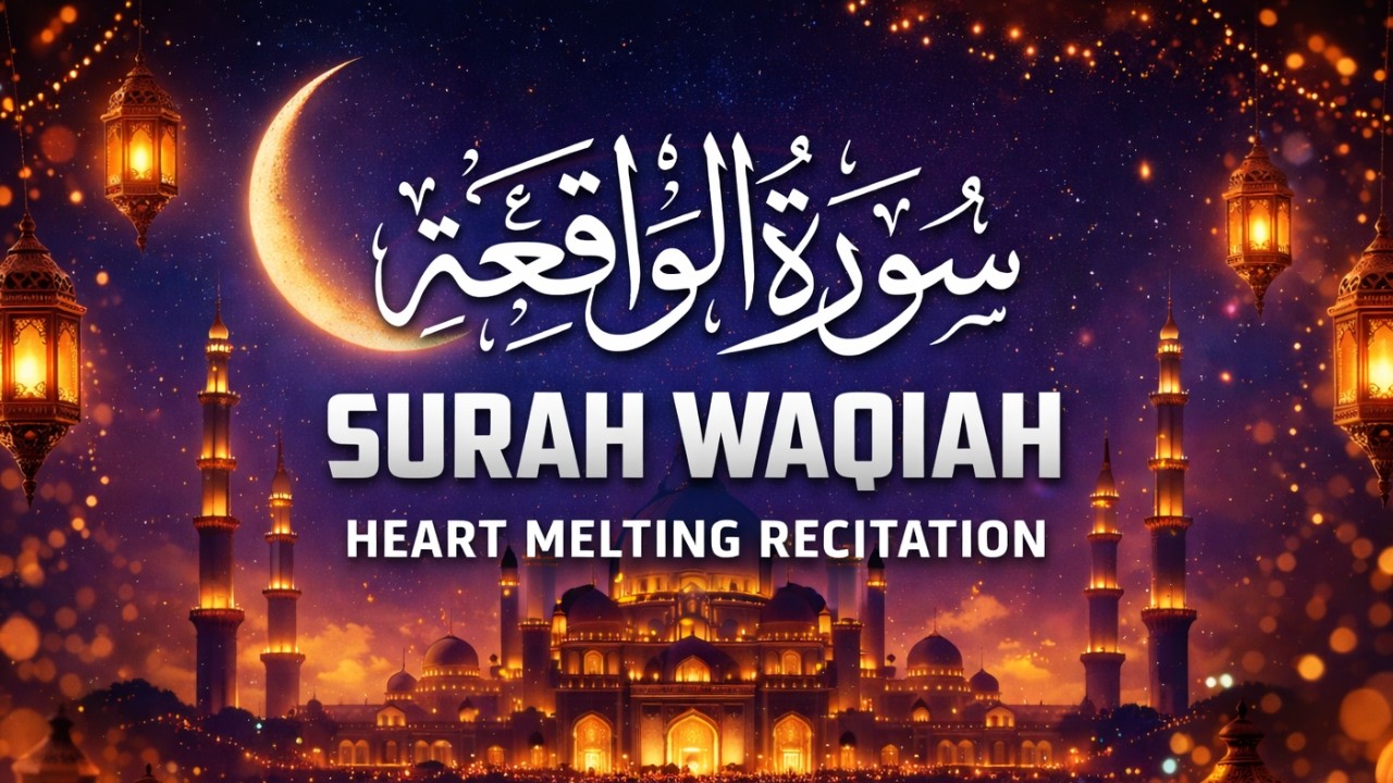 Surah Al Waqiah Live | Heart Touching Recitation | Beautiful Quran Tilawat