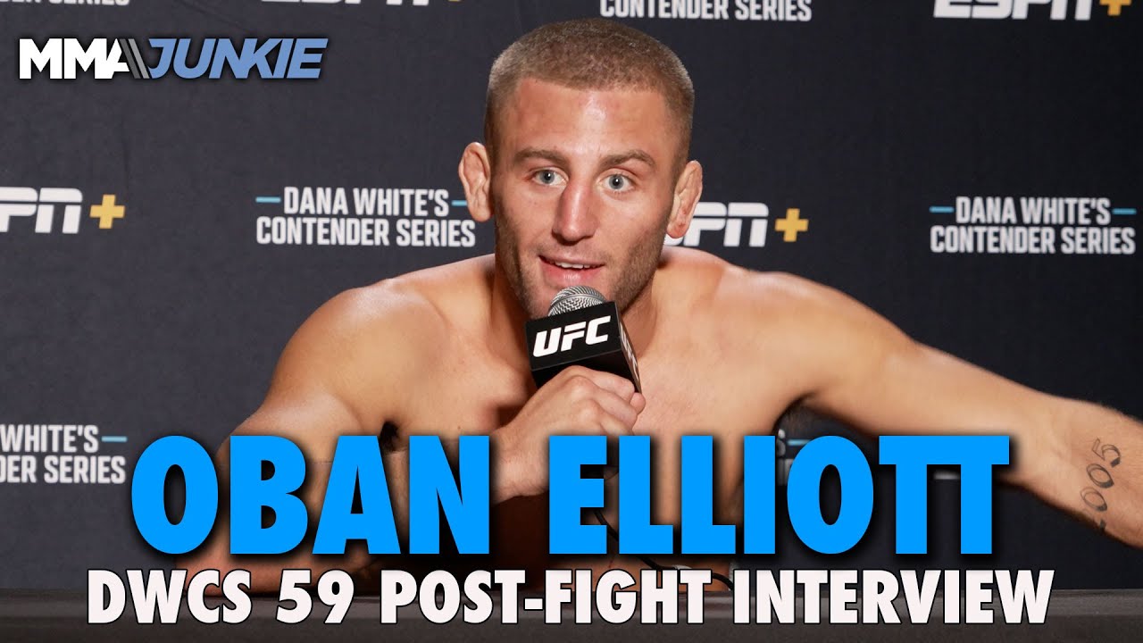'Obnoxious, Cross-Eyed Goofball' Oban Elliott Expects 'Special Run' in the UFC | DWCS 59