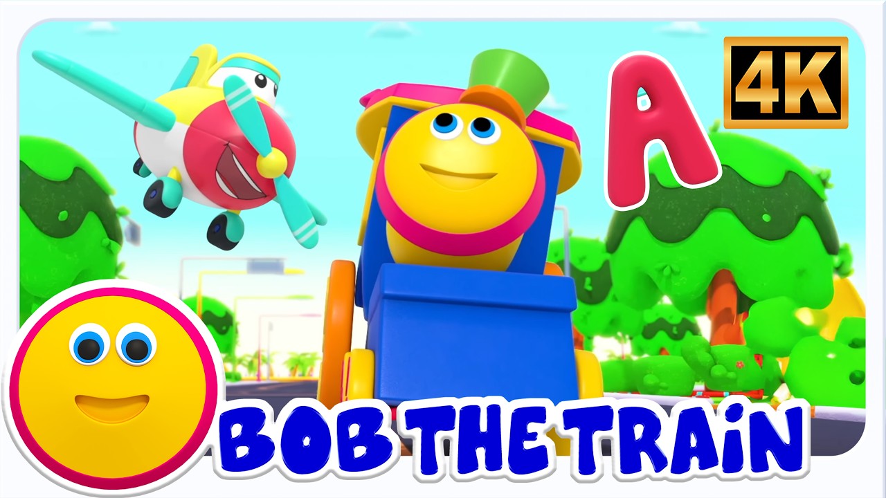 Bob o Trem  Rimas do Alfabeto de Transporte + Canção e Vídeos Educativos