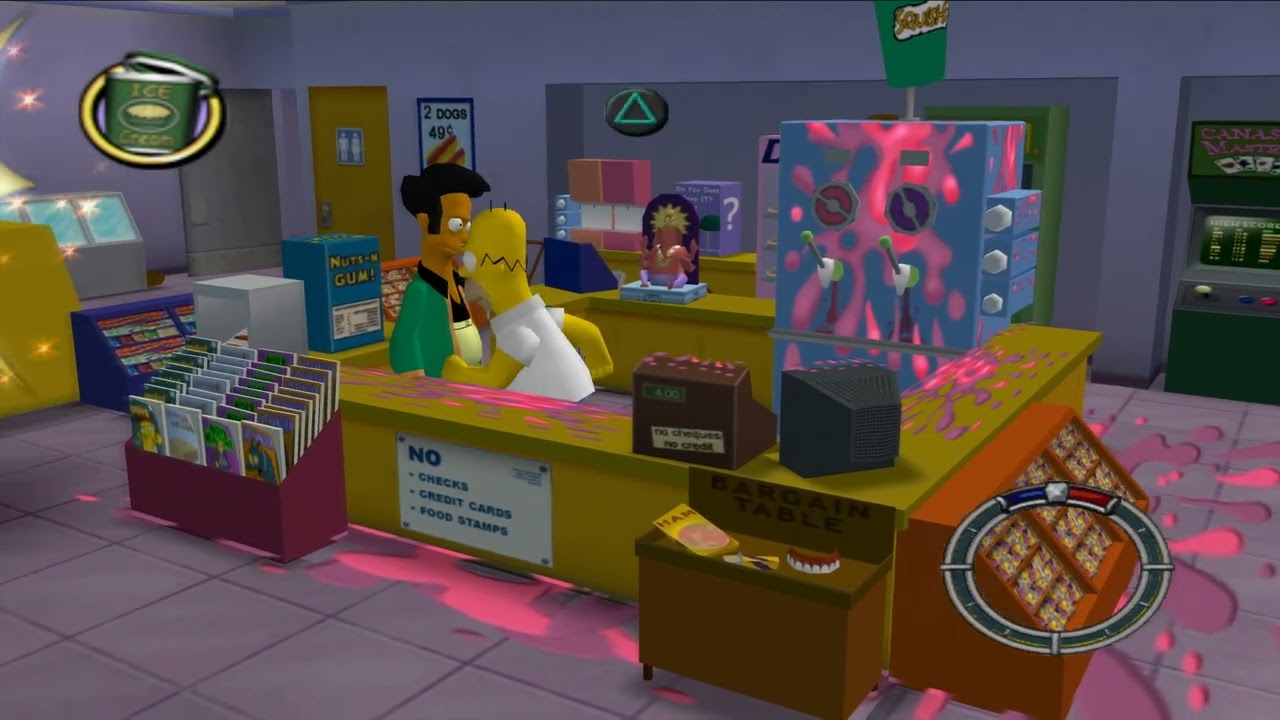 The Simpsons Hit and Run Game Kwik-E-Mart