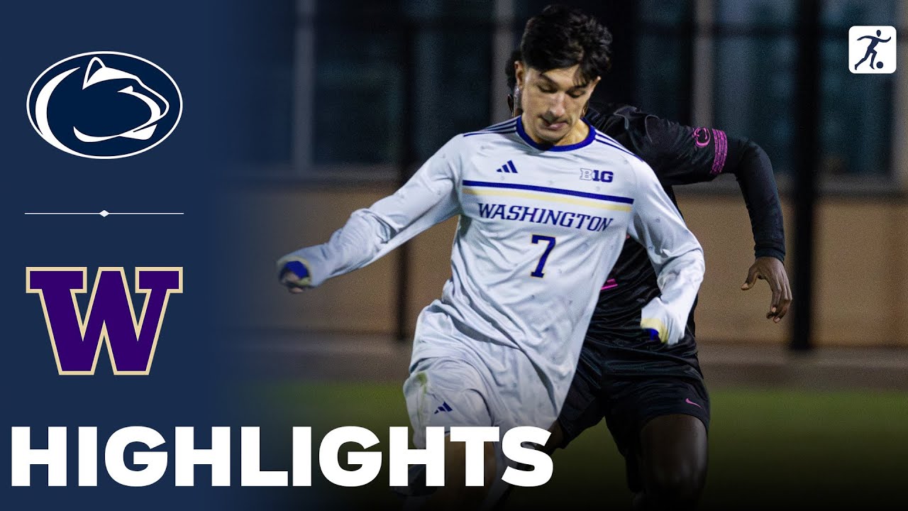 Penn State vs Washington | NCAA College Soccer | Highlights - October 20, 2025