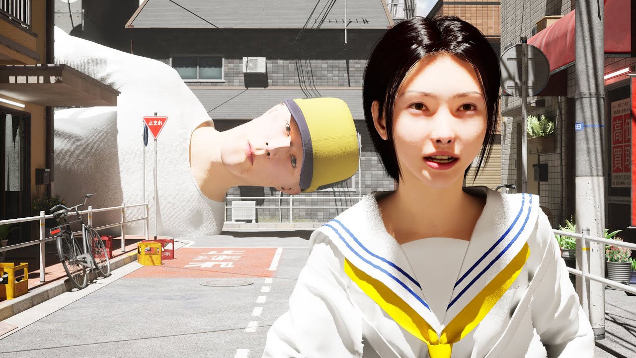 つきまとわれる女