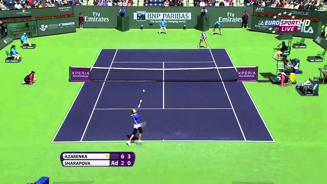 Victoria Azarenka v Maria Sharapova (Indian Wells Final 2012) [HD]