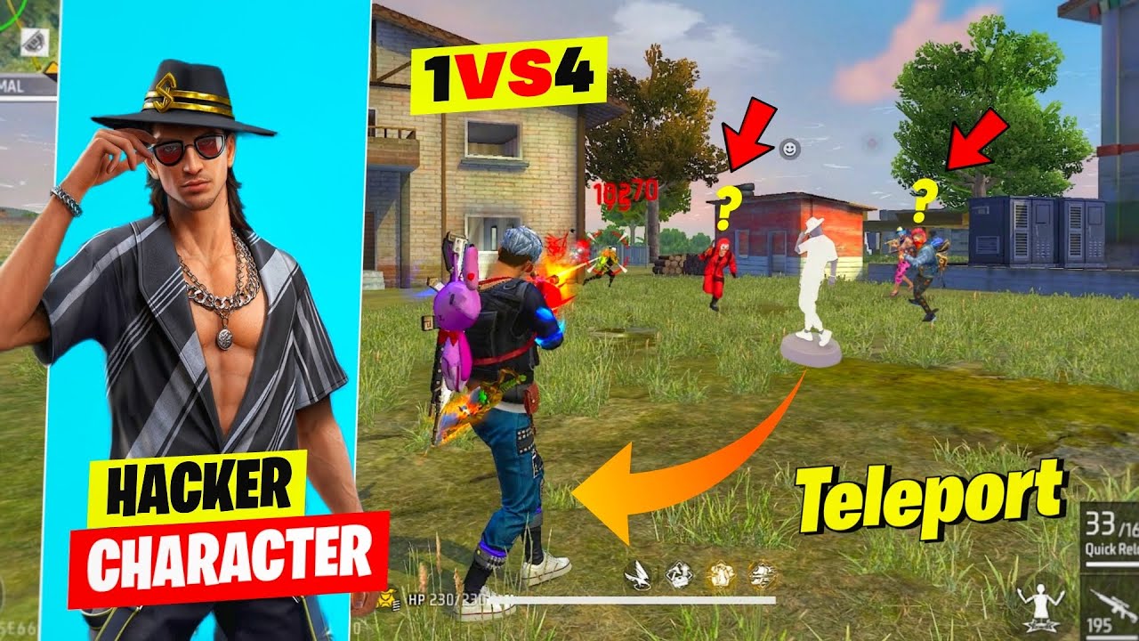 Santino Teleport Makes You Hacker 😨 20 Kills Solo vs Squad Op Gameplay 🔥Free Fire Malayalam❗️