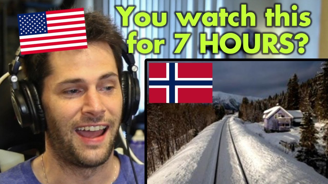 American Reacts to Norway's "Slow TV"