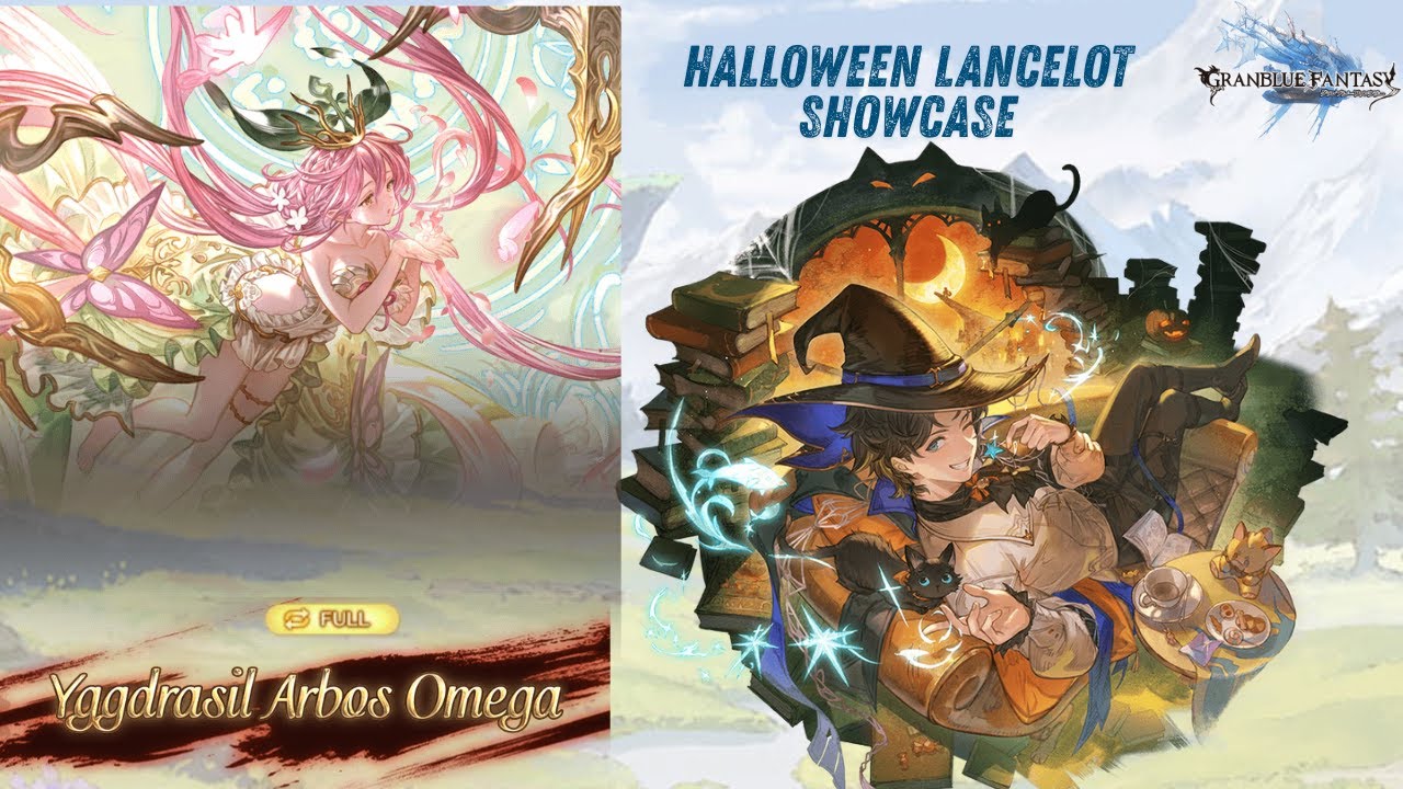[GBF] Halloween Lancelot Showcase vs Yggdrasil Arbos Omega | ハロウィン・ランスロット vs ユグドラシル・アルボス・オメガ マグナ編成