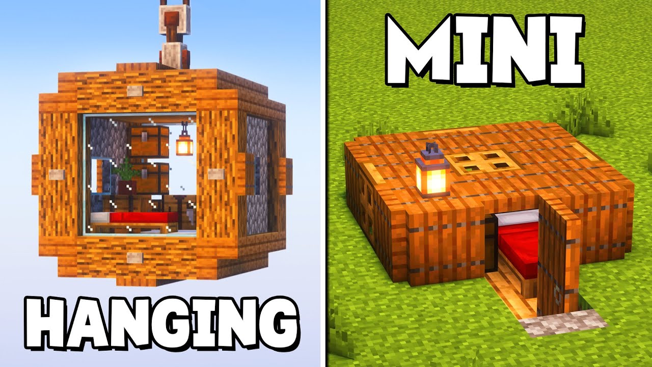 Minecraft: 3 Simple Starter Bases!