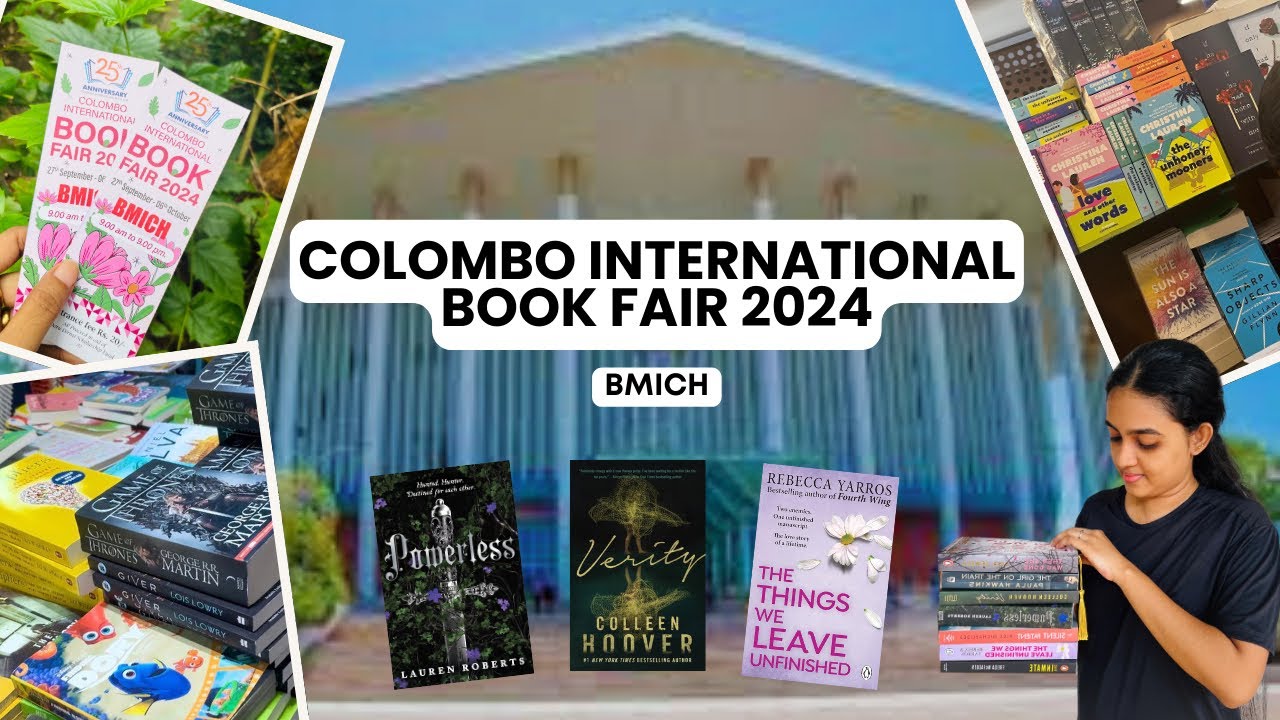Colombo International Book Fair 2024 | Books I bought with prices 📚✨
