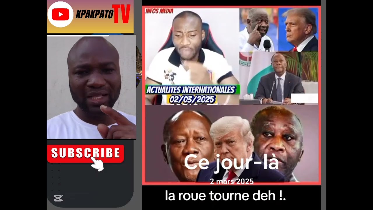 L’HEURE EST GRAVES  ; C’EST  FINI  POUR ALASSANE OUATARA SUIVEZ JUSQU'À LA FIN 