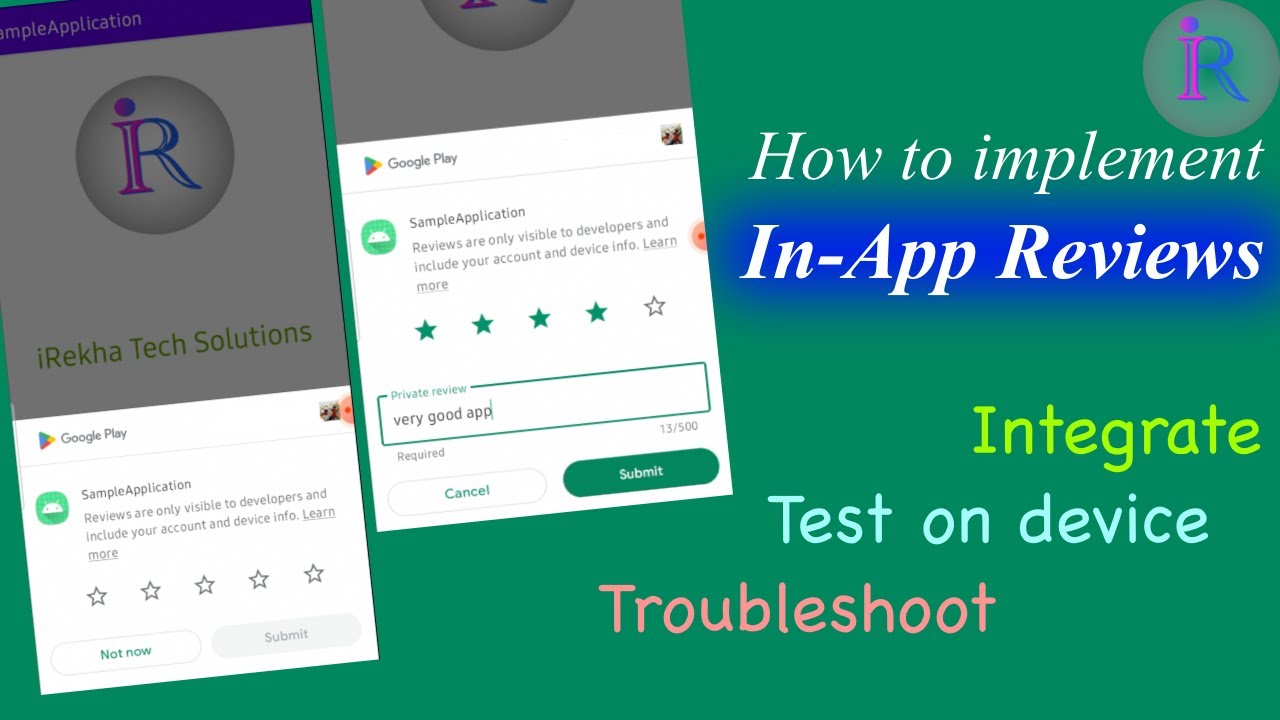 Как интегрировать и протестировать API Google Play In-App Reviews в приложениях Android.