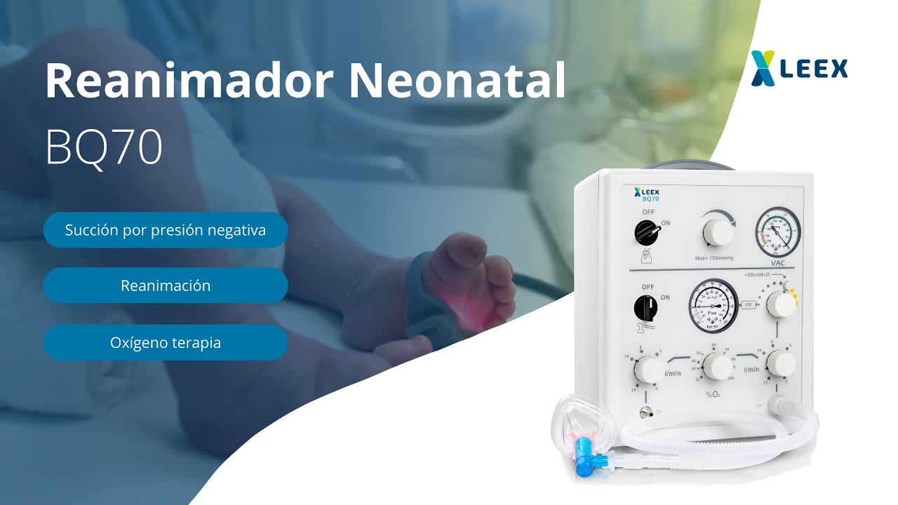 Reanimador Neonatal Leex BQ70 - Modo de uso