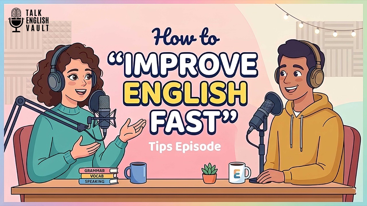How to Improve English Fast | English Podcast Tips for Speaking Fluently