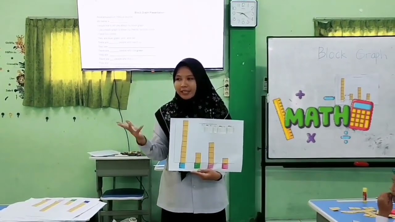 Block graph presentation for Grade 1 - Cambridge Primary