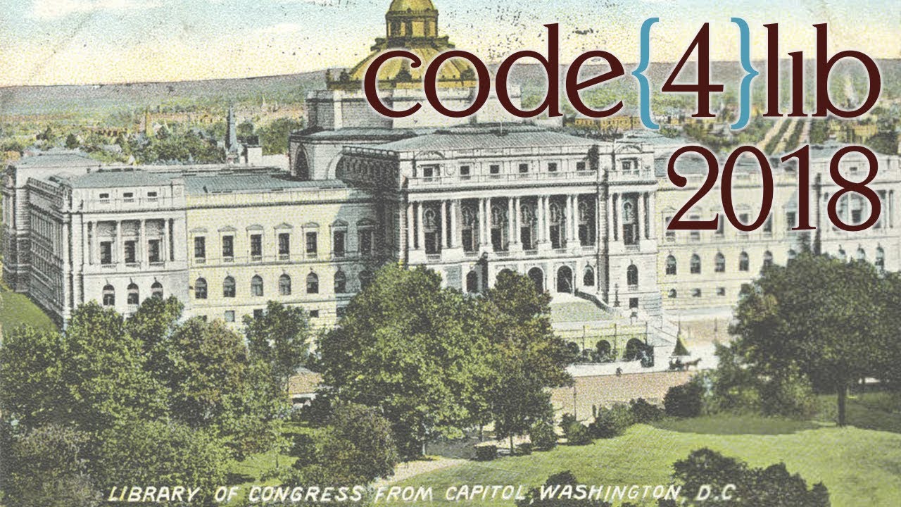Code4Lib 2018 Day 2 Afternoon