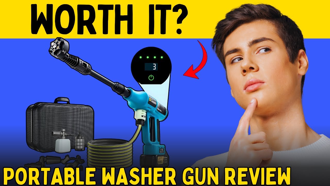 The BEST Portable Washer Gun? | Gisam 250Bar Washer | GOODBYE Regular Pressure Washers!