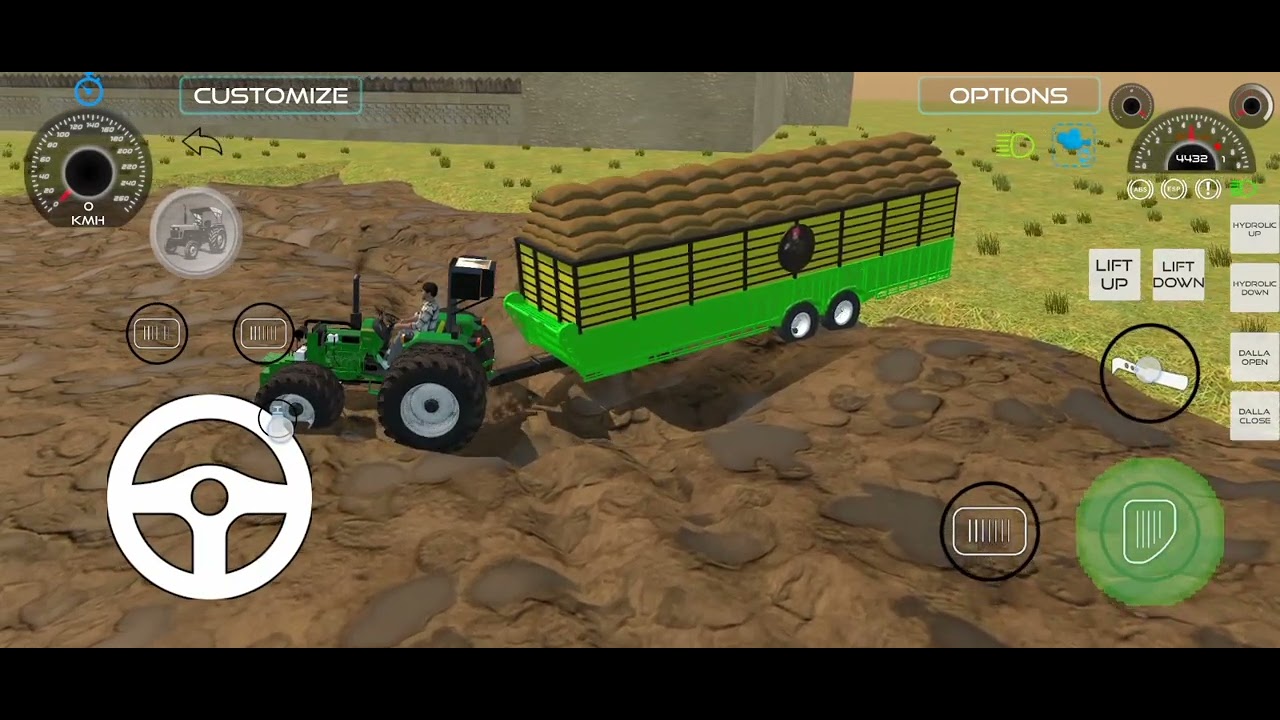 John Deere 5075E 4×4 Big Mission Trolla Loding Khatarnak Loding 🔥 #srgamingking 