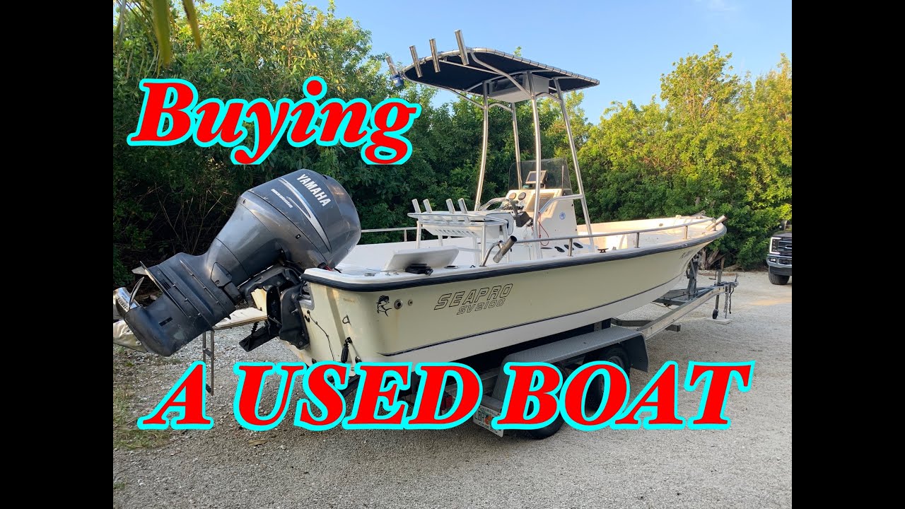 BUYING A USED BOAT LOOK HERE | SeaPro SV2100