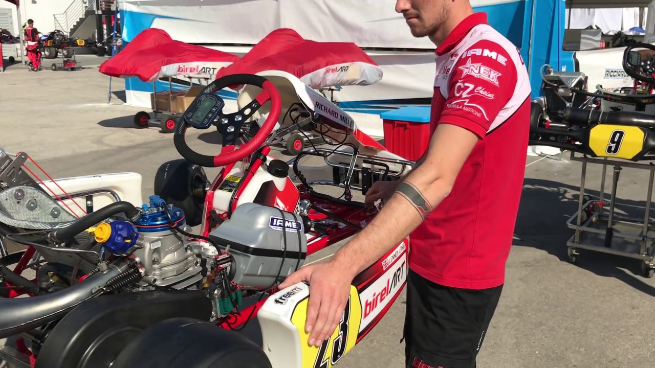 Warm up engine CIK-FIA OK OKJ World Champs, Bahrain 2016