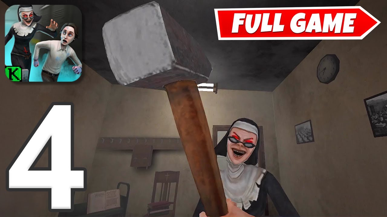 Evil Nun Rush - Gameplay Walkthrough Part 4 - Full Game & Ending (iOS, Android)