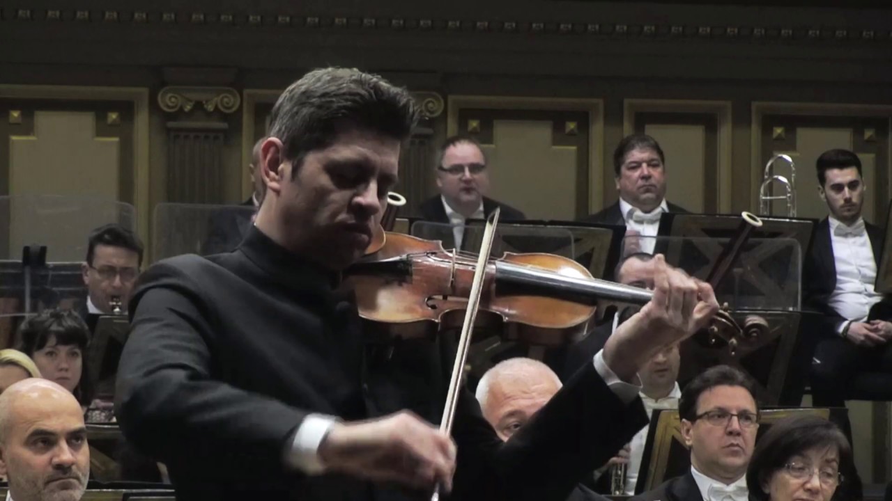 Remus Azoitei: Sibelius Concerto, 1695 Stradivari violin, live 2020