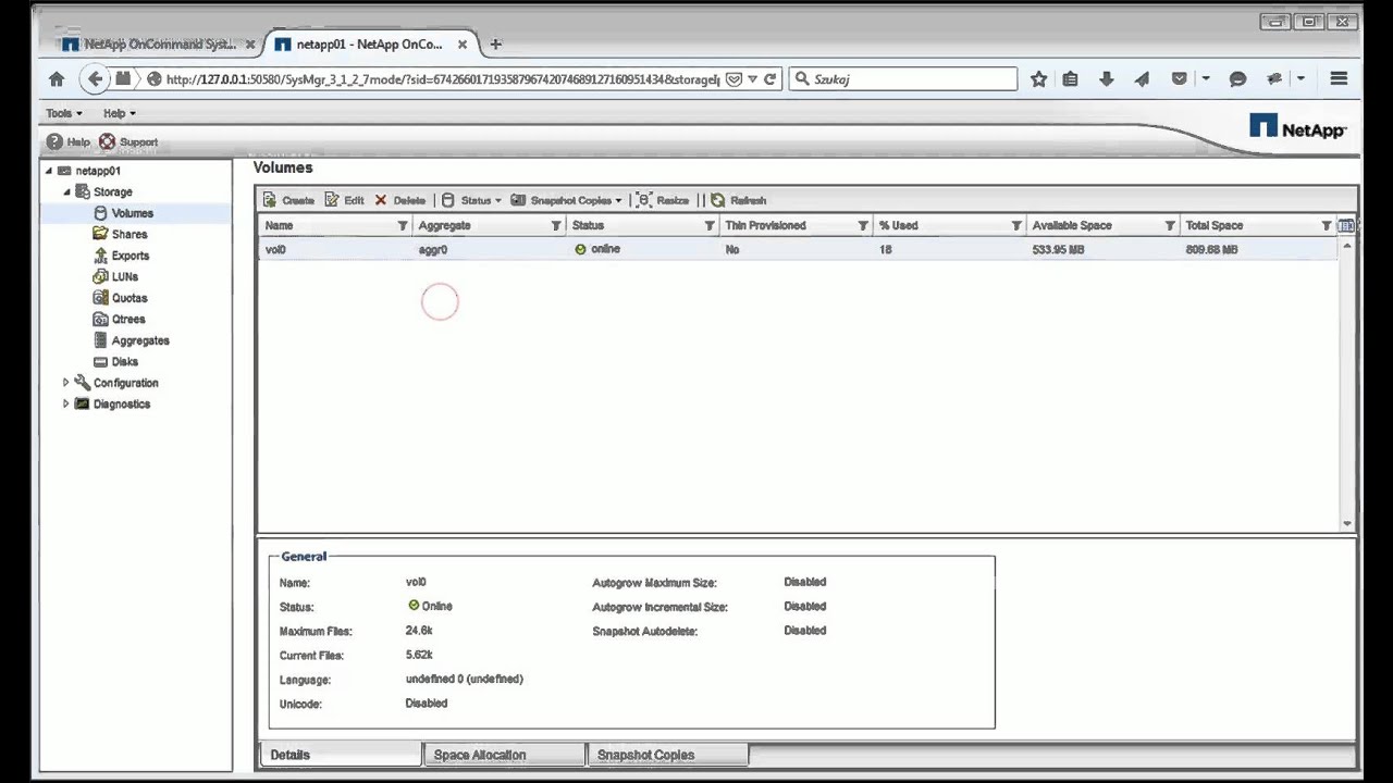 Introduction to NetApp - Basic Administration (7-mode)