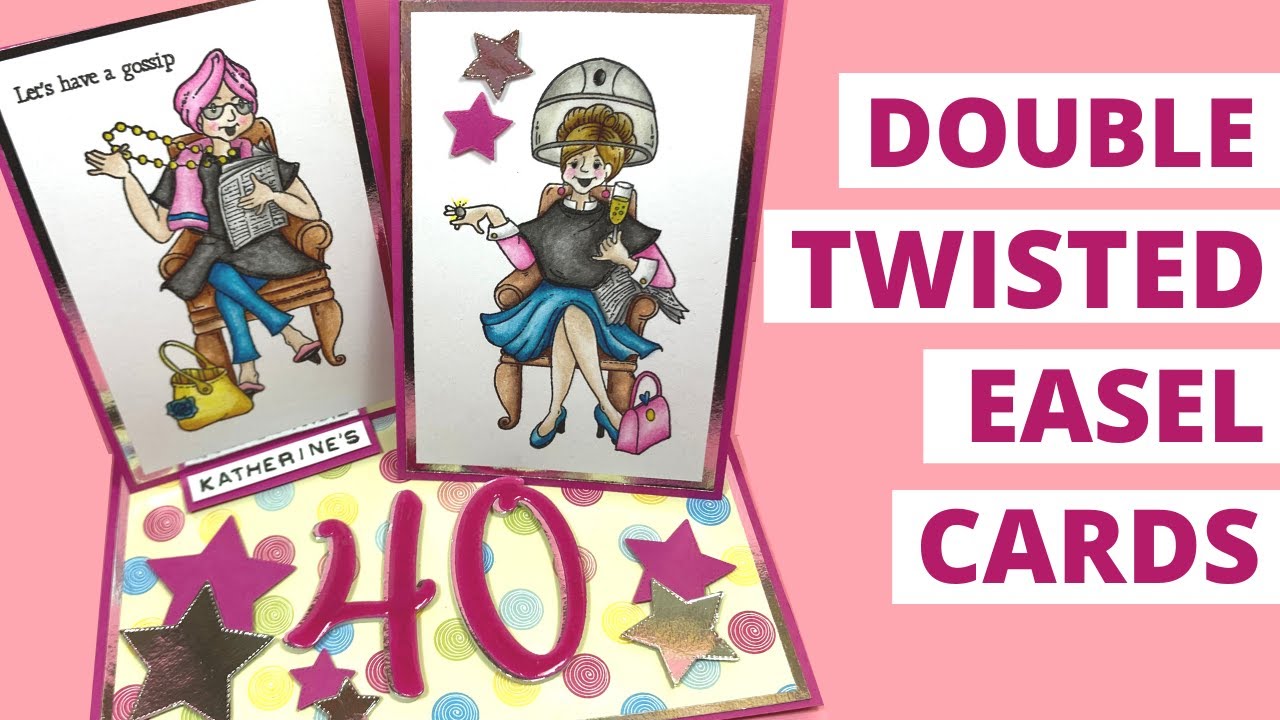 🌟How To Make 🌟 Double TWISTED Easel Card!