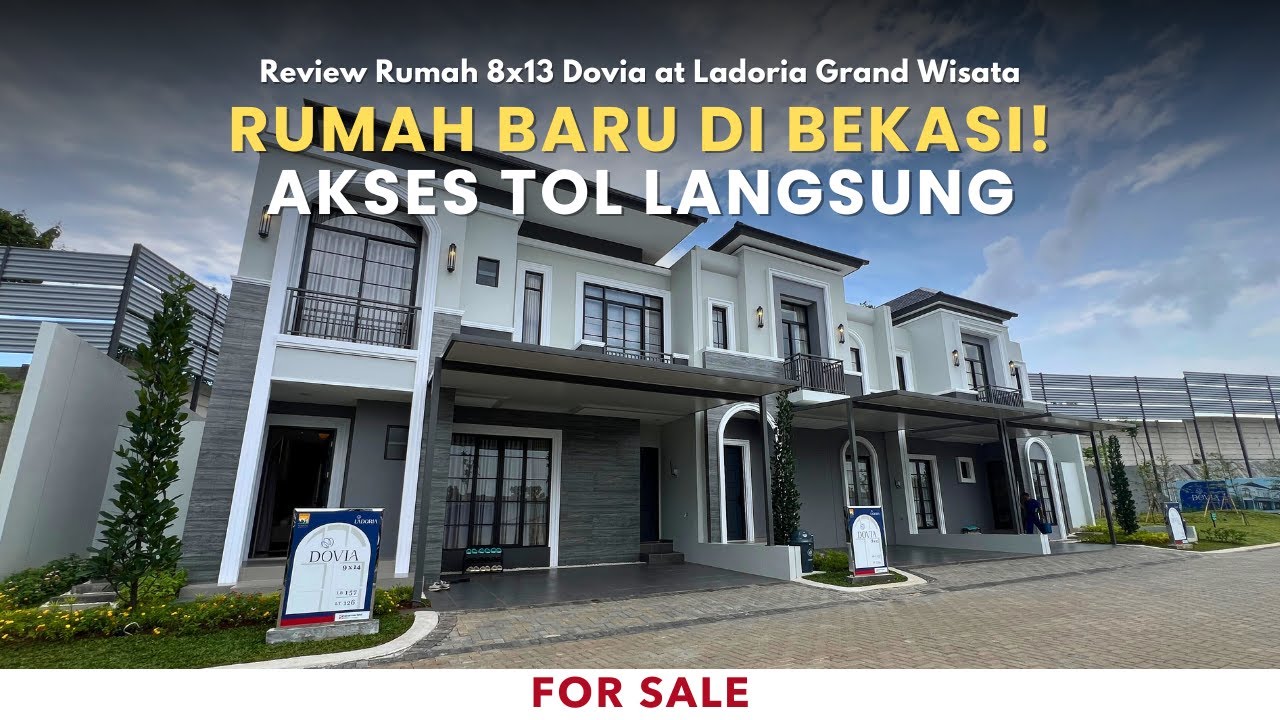 RUMAH BEKASI DP 0%! Review Rumah 8x13 Dovia at Ladoria Grand Wisata Bekasi | Akses Tol Langsung