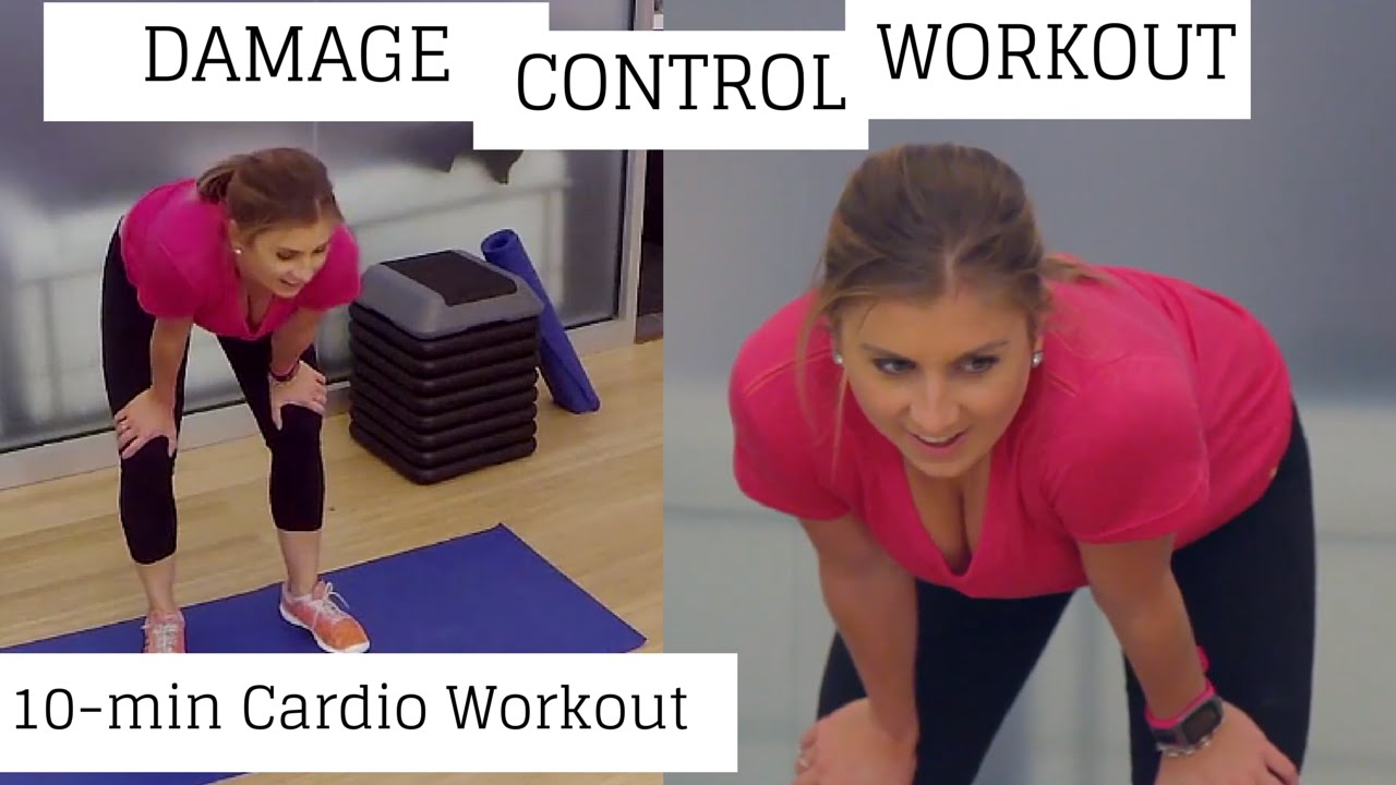 Damage Control Workout | 10 minute Follow Along Cardio Workout