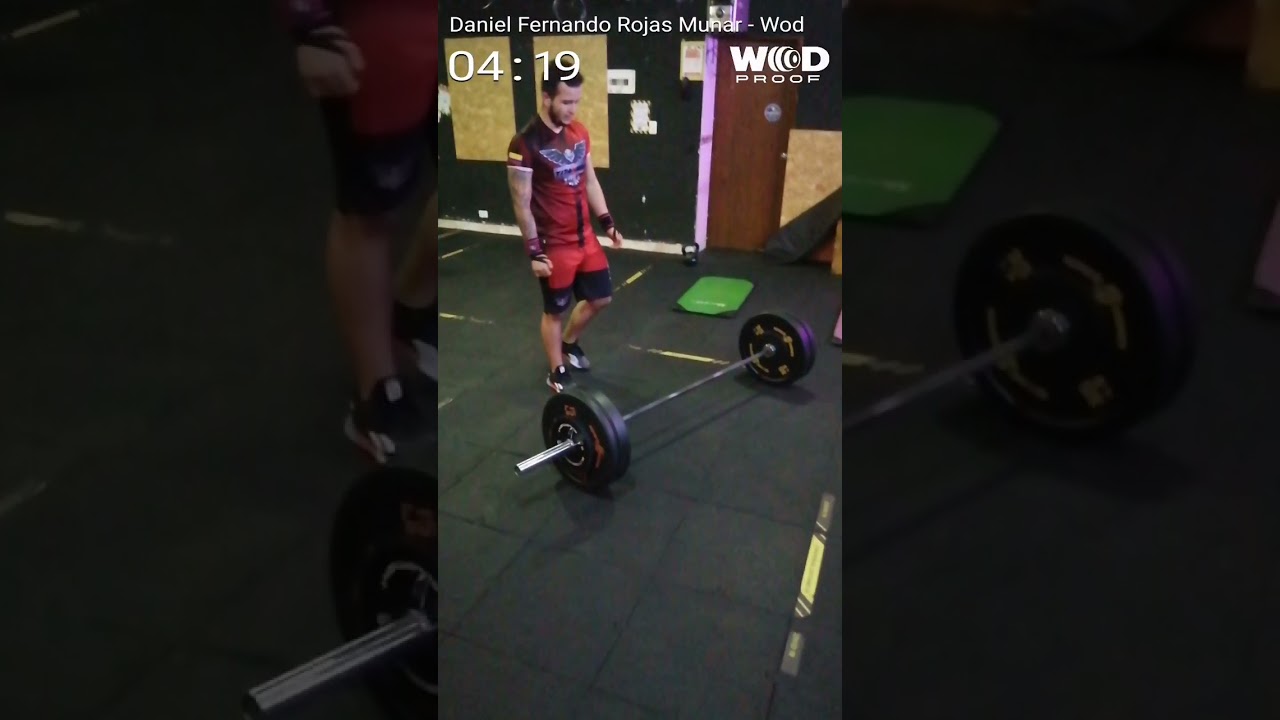 Wod #1 Unbroken Games 2021 Daniel Fernando Rojas Munar principiante intermedio