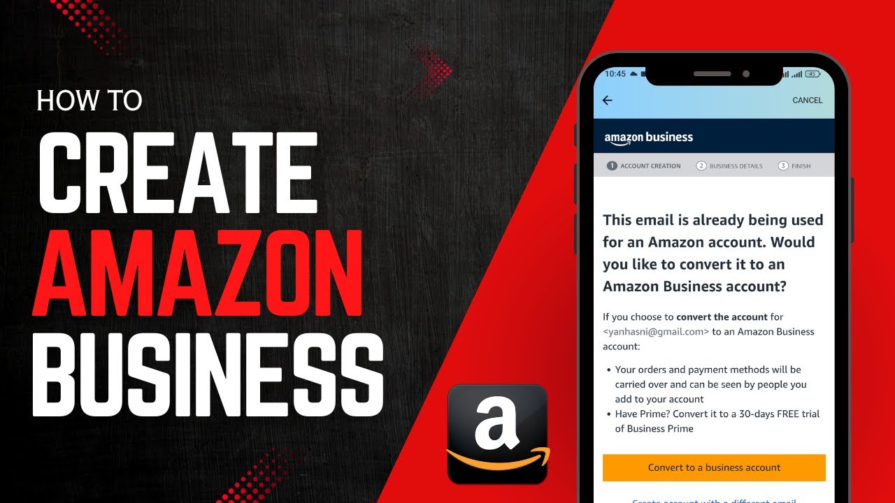 How to Switch Amazon Personal Account to Business Account