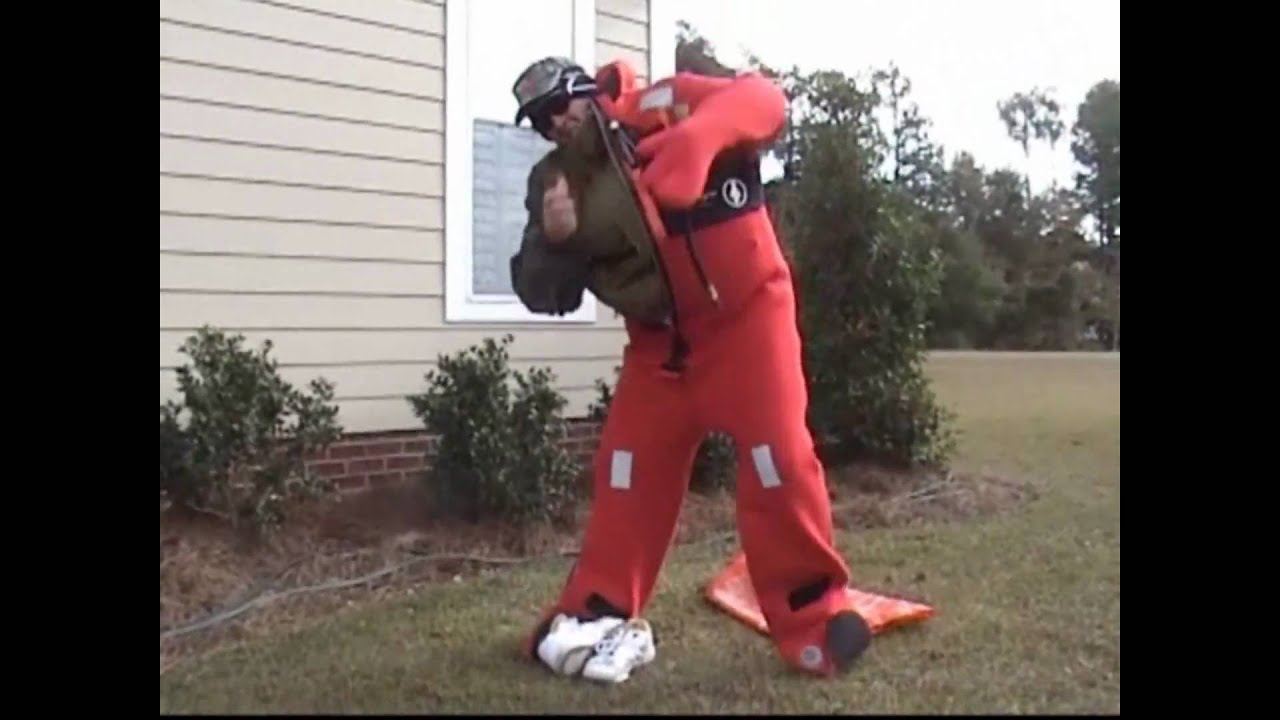 SURVIVAL SUIT TRAINING