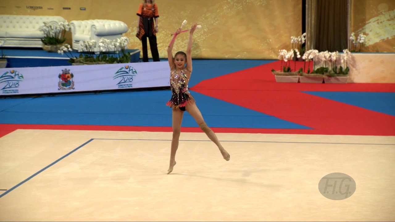 AMZAN Izzah (MAS) - 2018 Rhythmic Worlds, Sofia (BUL) - Qualifications Clubs