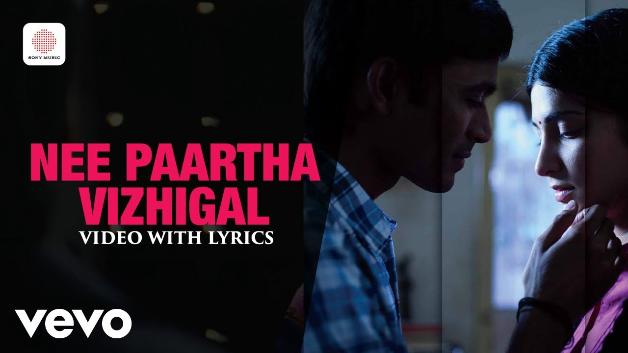 3 - Nee Paartha Vizhigal Video with Lyrics | Dhanush, Shruti | Anirudh