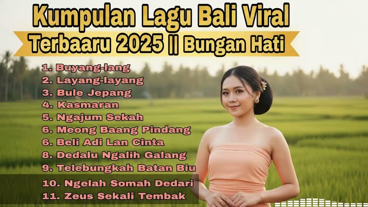 Bungan Hati & Top Hits Lainnya: Lagu Bali Populer Terbaik Untuk Yang Sedang Rindu