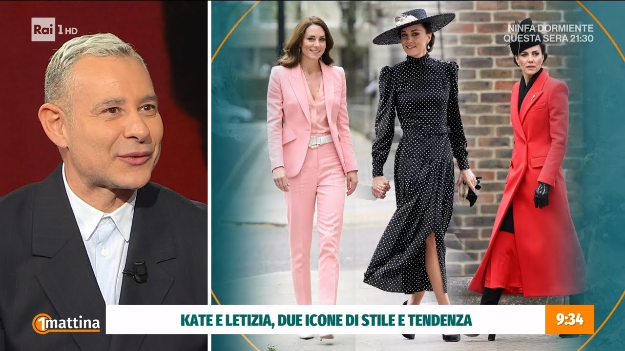 Kate e Letizia: due icone di stile e tendenza - Unomattina 28/10/2024