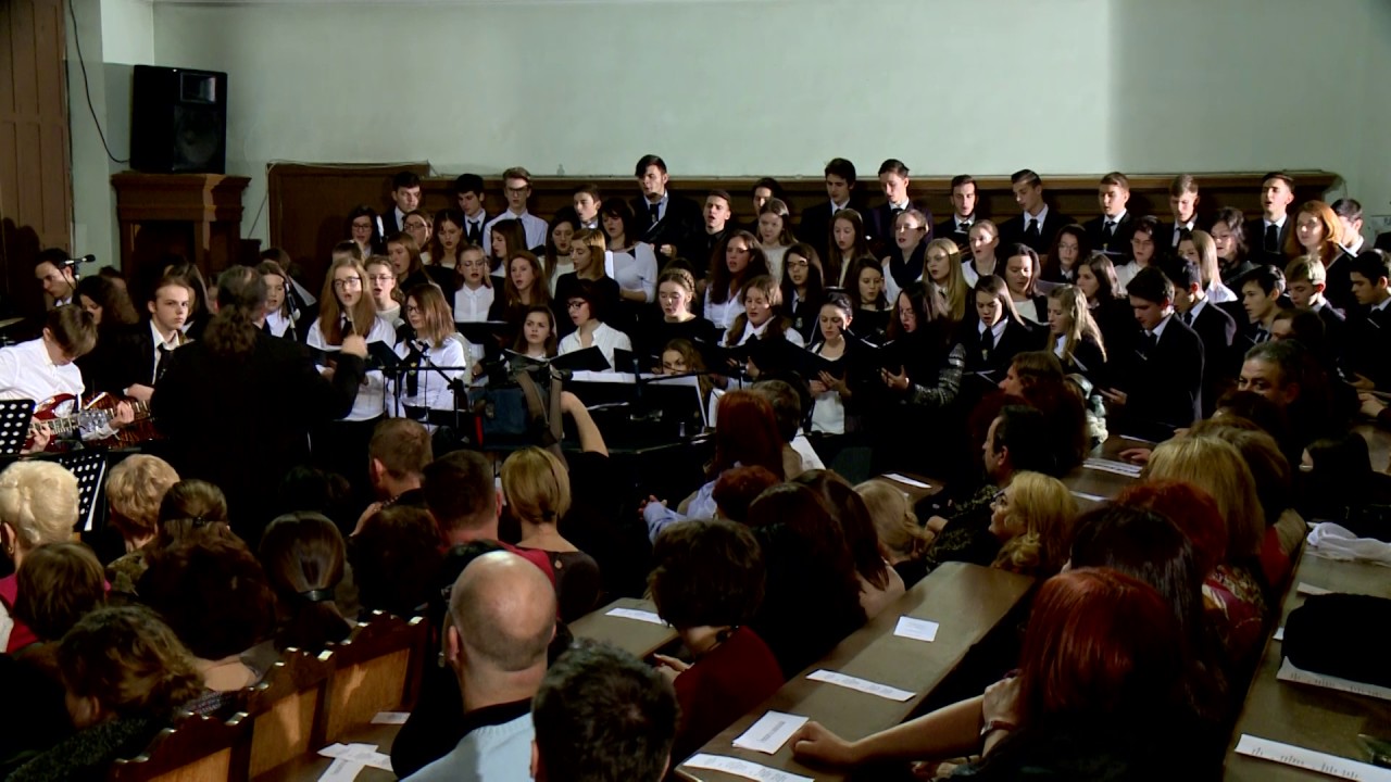 Teo Torriatte (Queen) - cover by the JZsUK Unitarian College Choir in Kolozsvár/Cluj